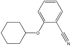 2-(cyclohexyloxy)benzonitrile 结构式