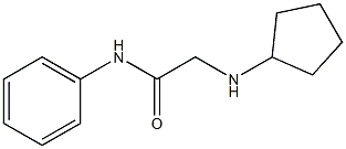 2-(cyclopentylamino)-N-phenylacetamide 结构式