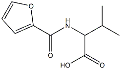 2-(furan-2-ylformamido)-3-methylbutanoic acid 结构式