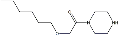 2-(hexyloxy)-1-(piperazin-1-yl)ethan-1-one 结构式