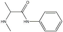 2-(methylamino)-N-phenylpropanamide 结构式