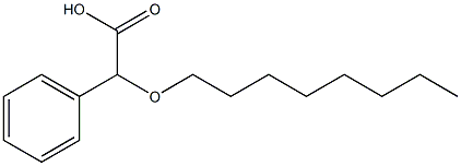 2-(octyloxy)-2-phenylacetic acid 结构式