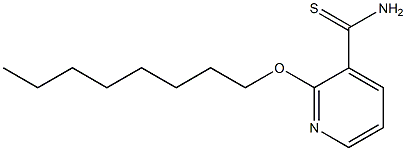 2-(octyloxy)pyridine-3-carbothioamide 结构式