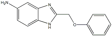 2-(phenoxymethyl)-1H-benzimidazol-5-amine 结构式