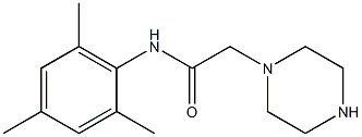 2-(piperazin-1-yl)-N-(2,4,6-trimethylphenyl)acetamide 结构式