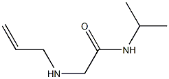 2-(prop-2-en-1-ylamino)-N-(propan-2-yl)acetamide 结构式