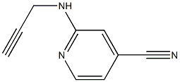 2-(prop-2-ynylamino)isonicotinonitrile 结构式