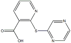 2-(pyrazin-2-ylthio)nicotinic acid 结构式