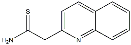 2-(quinolin-2-yl)ethanethioamide 结构式