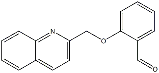 2-(quinolin-2-ylmethoxy)benzaldehyde 结构式