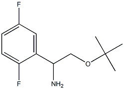 2-(tert-butoxy)-1-(2,5-difluorophenyl)ethan-1-amine 结构式