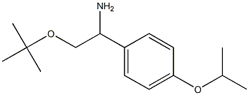 2-(tert-butoxy)-1-[4-(propan-2-yloxy)phenyl]ethan-1-amine 结构式