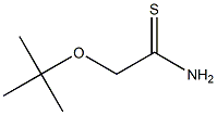 2-(tert-butoxy)ethanethioamide 结构式