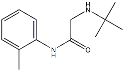 2-(tert-butylamino)-N-(2-methylphenyl)acetamide 结构式