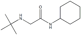 2-(tert-butylamino)-N-cyclohexylacetamide 结构式