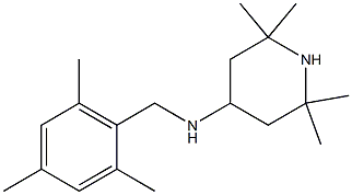 2,2,6,6-tetramethyl-N-[(2,4,6-trimethylphenyl)methyl]piperidin-4-amine 结构式