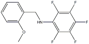 2,3,4,5,6-pentafluoro-N-[(2-methoxyphenyl)methyl]aniline 结构式