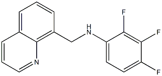 2,3,4-trifluoro-N-(quinolin-8-ylmethyl)aniline 结构式