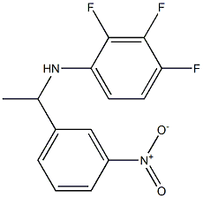 2,3,4-trifluoro-N-[1-(3-nitrophenyl)ethyl]aniline 结构式