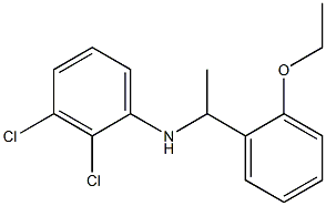 2,3-dichloro-N-[1-(2-ethoxyphenyl)ethyl]aniline 结构式