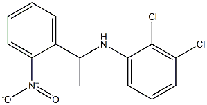 2,3-dichloro-N-[1-(2-nitrophenyl)ethyl]aniline 结构式