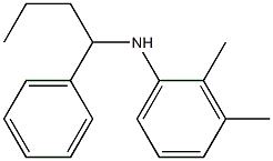 2,3-dimethyl-N-(1-phenylbutyl)aniline 结构式