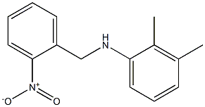 2,3-dimethyl-N-[(2-nitrophenyl)methyl]aniline 结构式