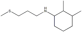 2,3-dimethyl-N-[3-(methylsulfanyl)propyl]cyclohexan-1-amine 结构式