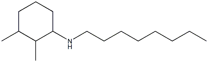 2,3-dimethyl-N-octylcyclohexan-1-amine 结构式