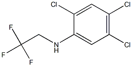 2,4,5-trichloro-N-(2,2,2-trifluoroethyl)aniline 结构式