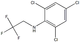 2,4,6-trichloro-N-(2,2,2-trifluoroethyl)aniline 结构式