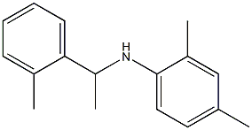 2,4-dimethyl-N-[1-(2-methylphenyl)ethyl]aniline 结构式