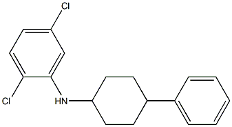 2,5-dichloro-N-(4-phenylcyclohexyl)aniline 结构式