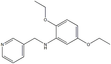 2,5-diethoxy-N-(pyridin-3-ylmethyl)aniline 结构式