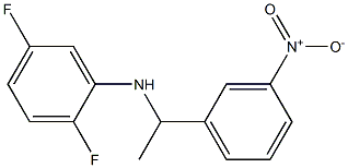 2,5-difluoro-N-[1-(3-nitrophenyl)ethyl]aniline 结构式