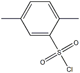 2,5-dimethylbenzene-1-sulfonyl chloride 结构式