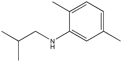 2,5-dimethyl-N-(2-methylpropyl)aniline 结构式