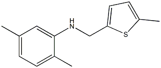 2,5-dimethyl-N-[(5-methylthiophen-2-yl)methyl]aniline 结构式