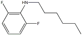 2,6-difluoro-N-hexylaniline 结构式