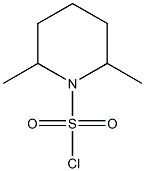 2,6-dimethylpiperidine-1-sulfonyl chloride 结构式