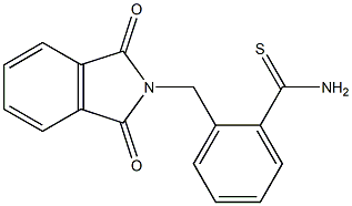 2-[(1,3-dioxo-1,3-dihydro-2H-isoindol-2-yl)methyl]benzenecarbothioamide 结构式