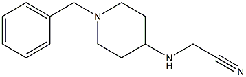 2-[(1-benzylpiperidin-4-yl)amino]acetonitrile 结构式