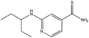 2-[(1-ethylpropyl)amino]pyridine-4-carbothioamide 结构式