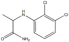 2-[(2,3-dichlorophenyl)amino]propanamide 结构式