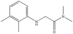 2-[(2,3-dimethylphenyl)amino]-N,N-dimethylacetamide 结构式