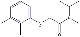 2-[(2,3-dimethylphenyl)amino]-N-methyl-N-(propan-2-yl)acetamide 结构式