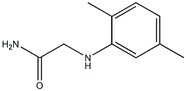 2-[(2,5-dimethylphenyl)amino]acetamide 结构式