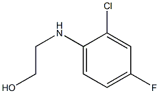 2-[(2-chloro-4-fluorophenyl)amino]ethan-1-ol 结构式