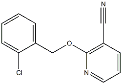 2-[(2-chlorobenzyl)oxy]nicotinonitrile 结构式