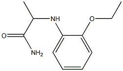 2-[(2-ethoxyphenyl)amino]propanamide 结构式